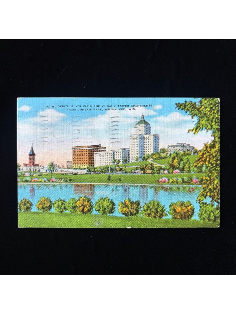 Vintage Postcard 1945 Hemorrhoids Medical History Milwaukee Wisconsin WWII Era